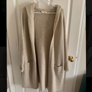 TNA Long cardigan with pockets and hood